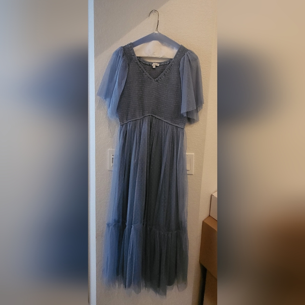 Baltic Born Blue Midi Dress